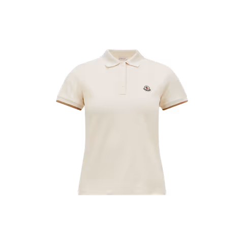 Logo Patch Cotton Piquet Polo Shirt